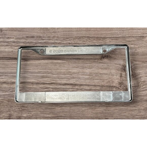 Noble 1906 Alpha Phi Alpha Shriner License Plate Frame Chrome Metal Greek Letter - Picture 5 of 7